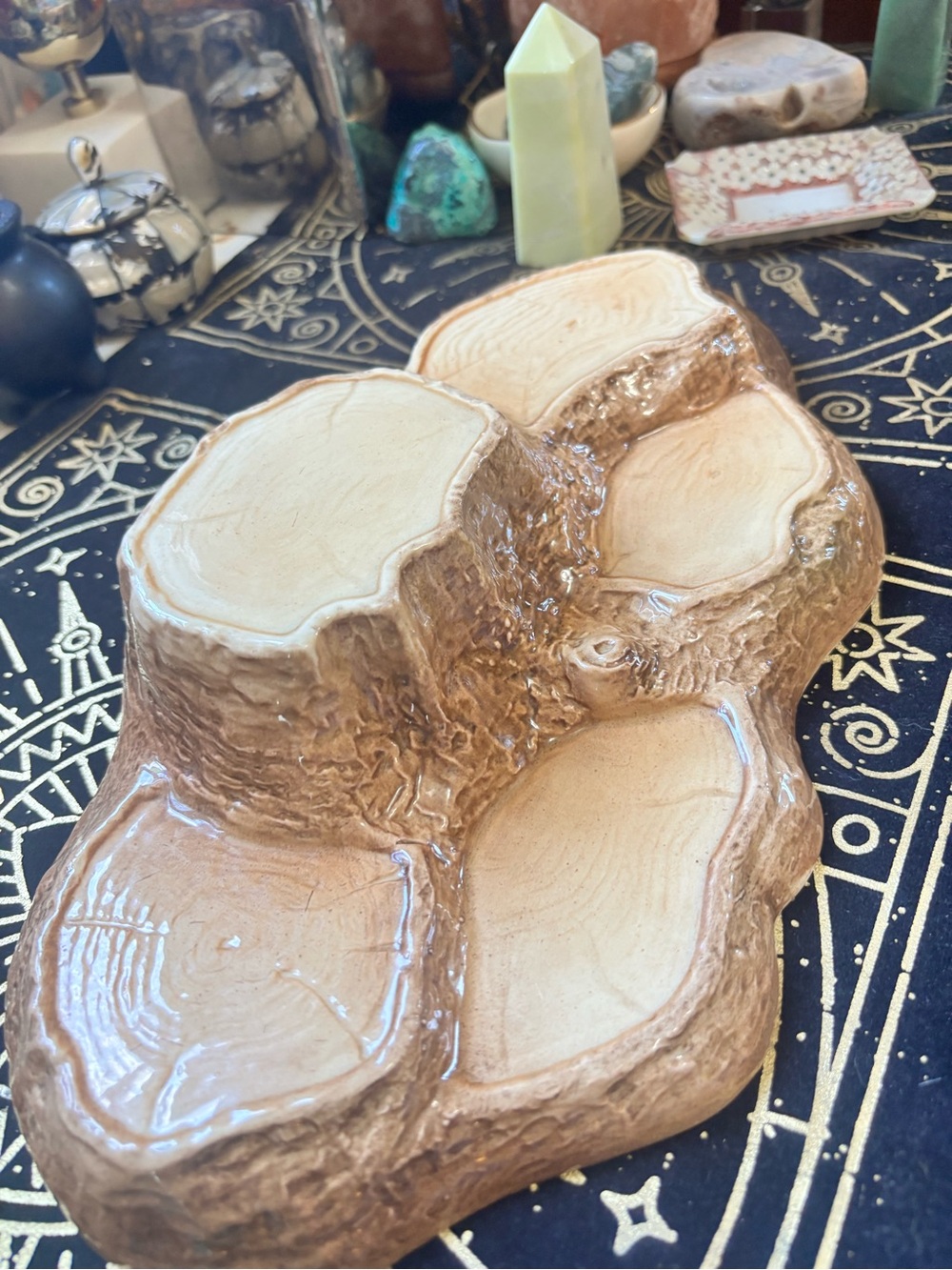VINTAGE BEATRIX POTTER (ROYAL DOULTON/BESWICK ENGLAND) TREE STUMP DISPLAY STAND! - Picture 5 of 13